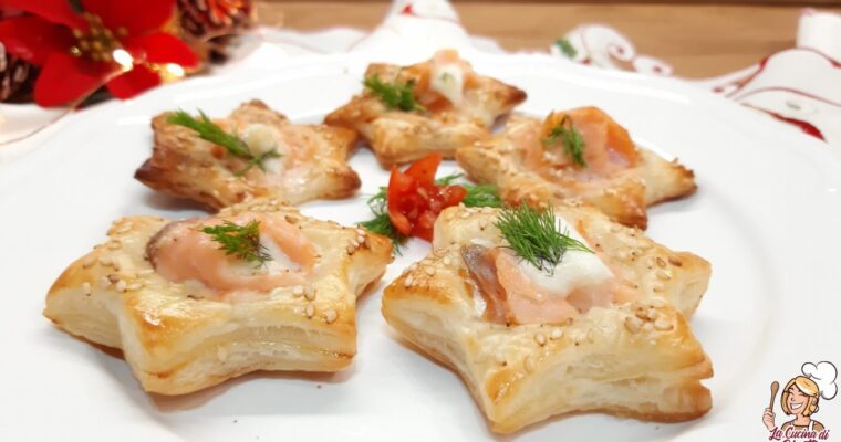 STELLE DI SFOGLIA SALMONE E BUFALINA