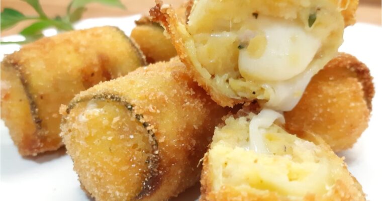 INVOLTINI DI ZUCCHINE PATATE E FORMAGGIO