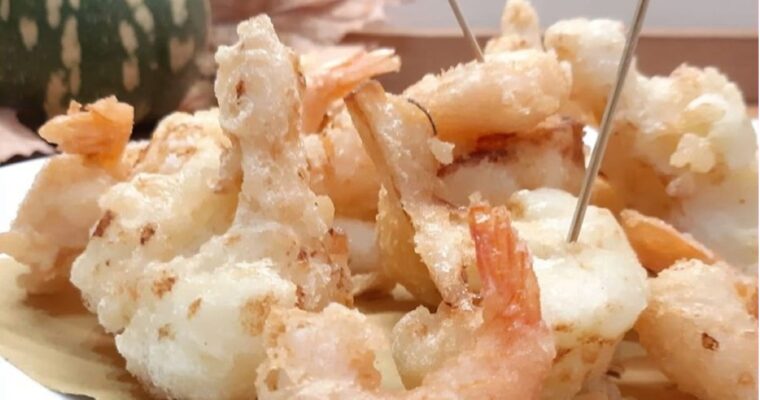 FRITTO CAVOLFIORE E GAMBERI CON FARINA DI RISO