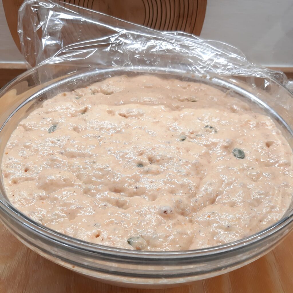 pane senza impasto con la zucca