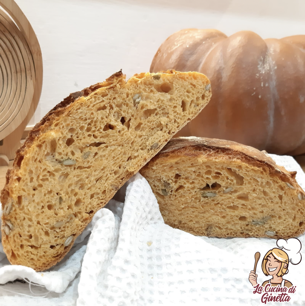 pane senza impasto con la zucca