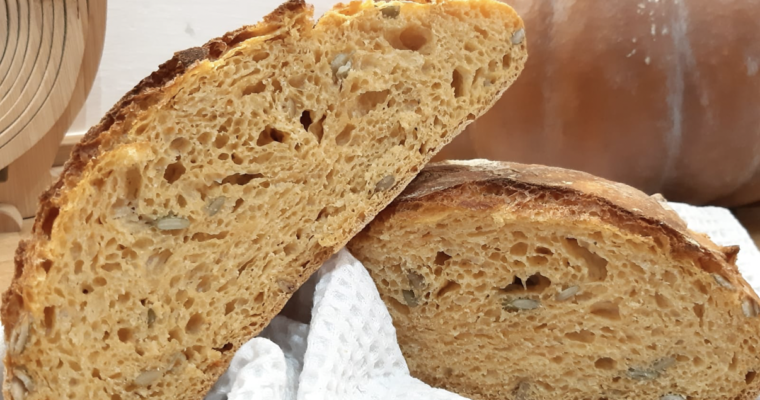 PANE CON LA ZUCCA SENZA IMPASTO