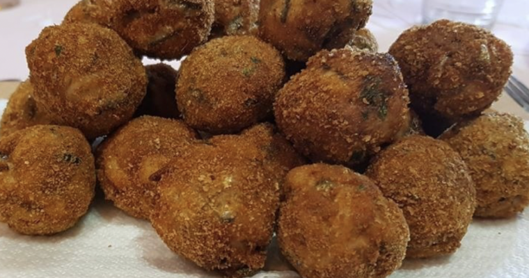 POLPETTINE FRITTE CON ALICI FRESCHE