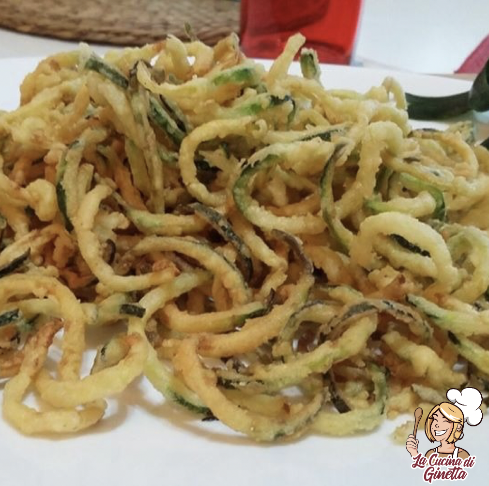 zucchine fritte dorate e croccanti