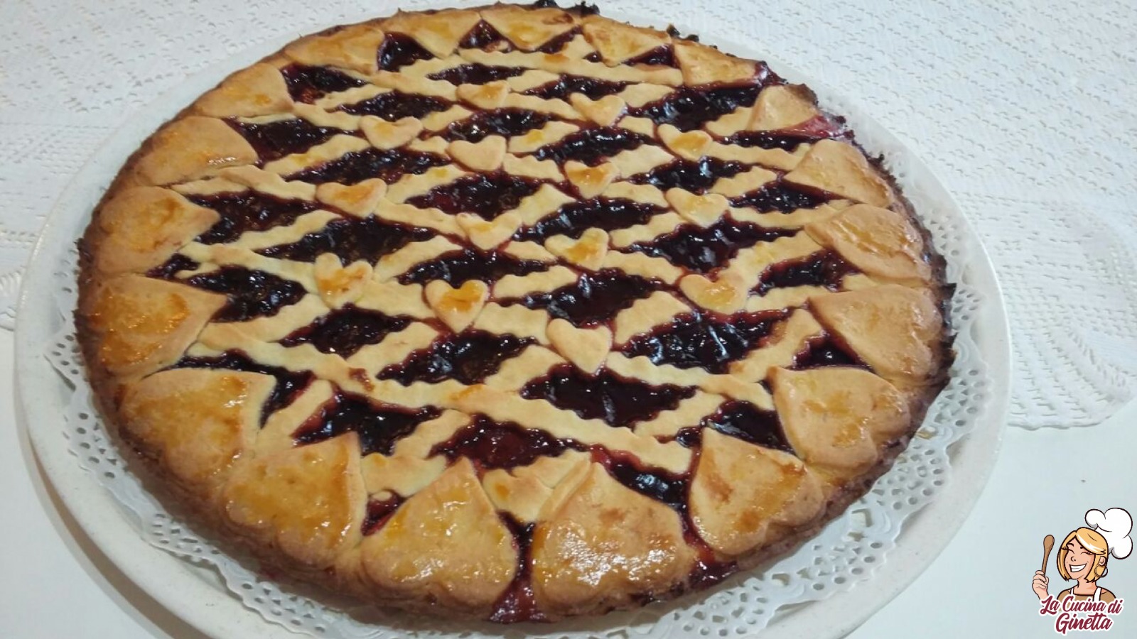 crostata con marmellata di ciliege