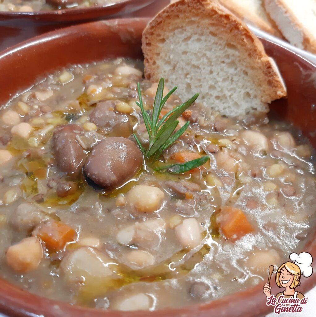 zuppa di legumi di Matera o capriata