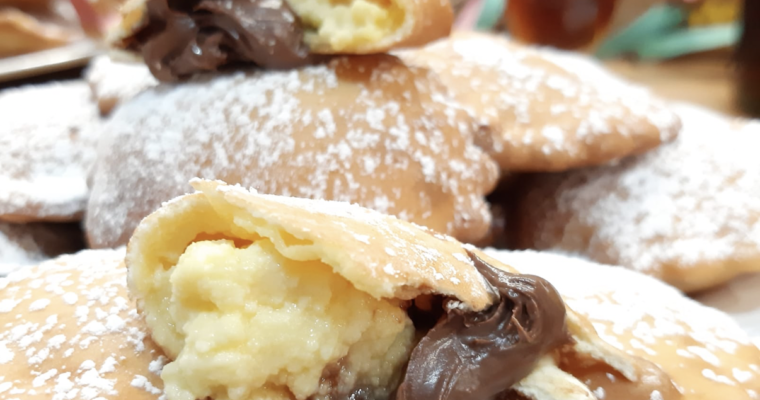 RAVIOLI DOLCI CON RICOTTA E CIOCCOLATO