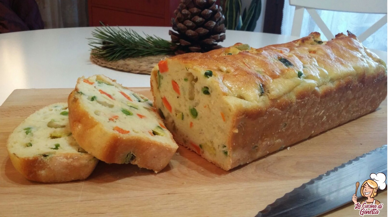 plumcake salato con verdure