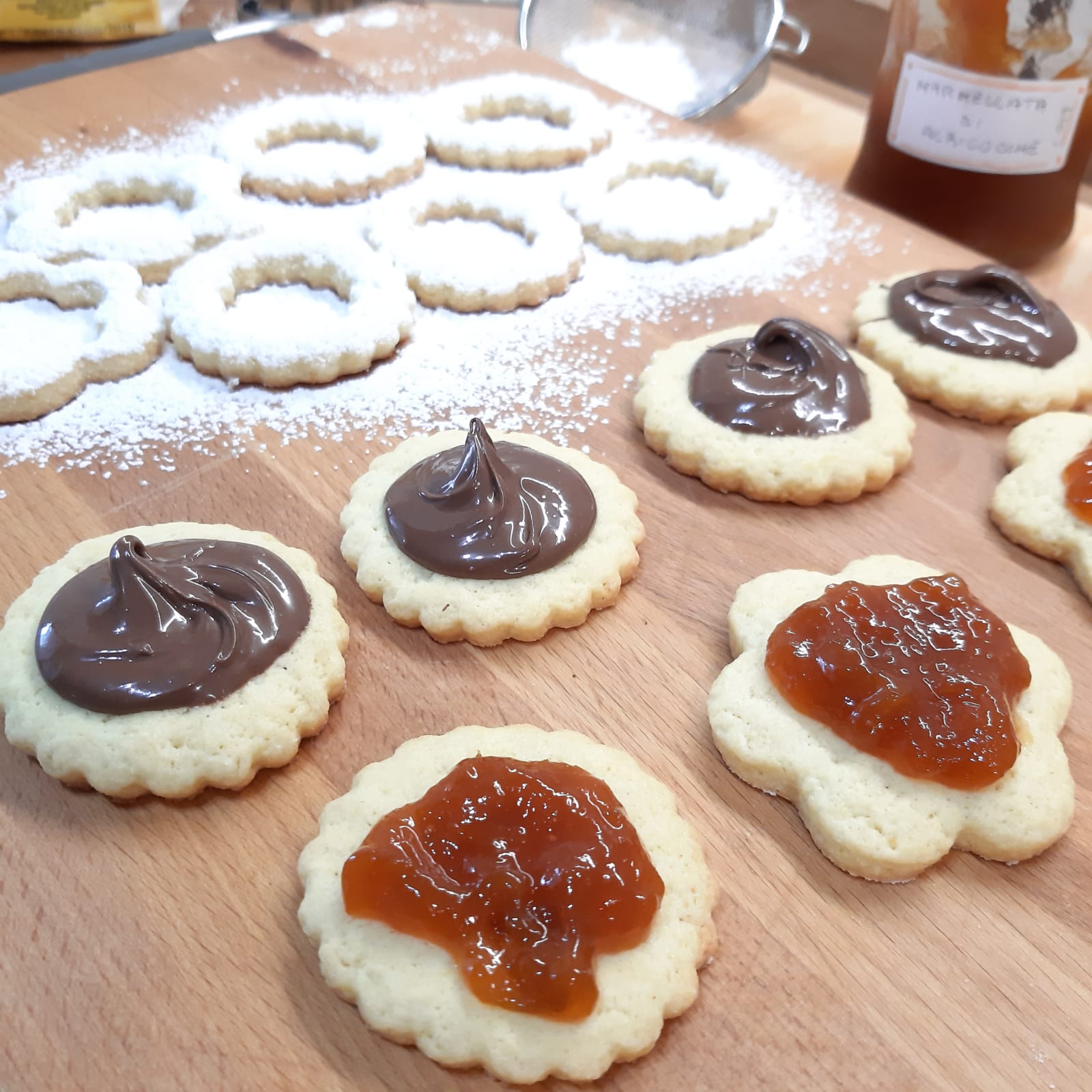 biscotti occhi di bue casalinghi