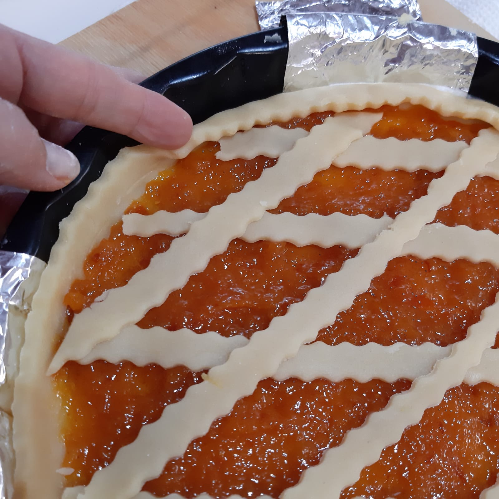 crostata di marmellata di clementine