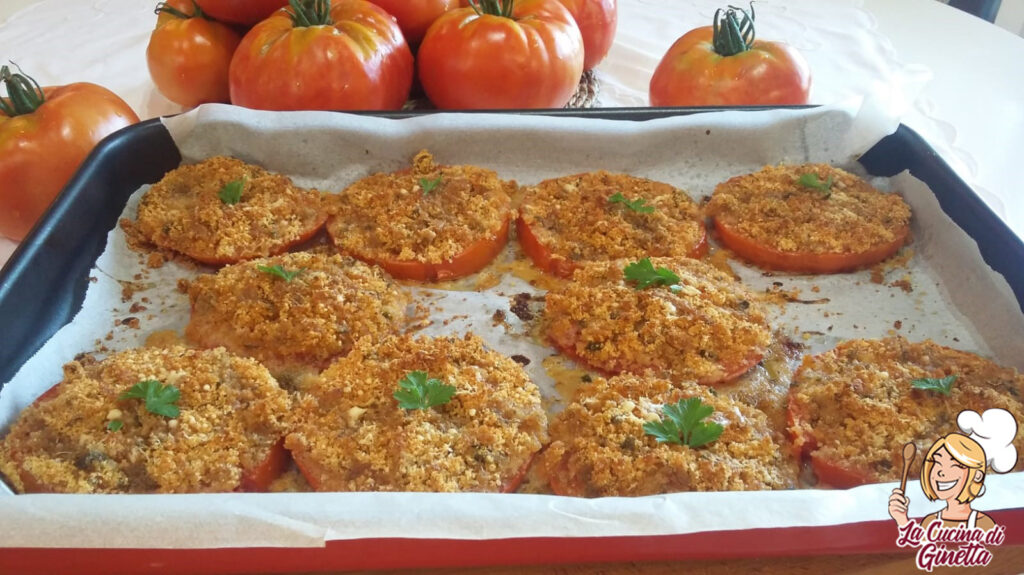 pomodori super gratinati