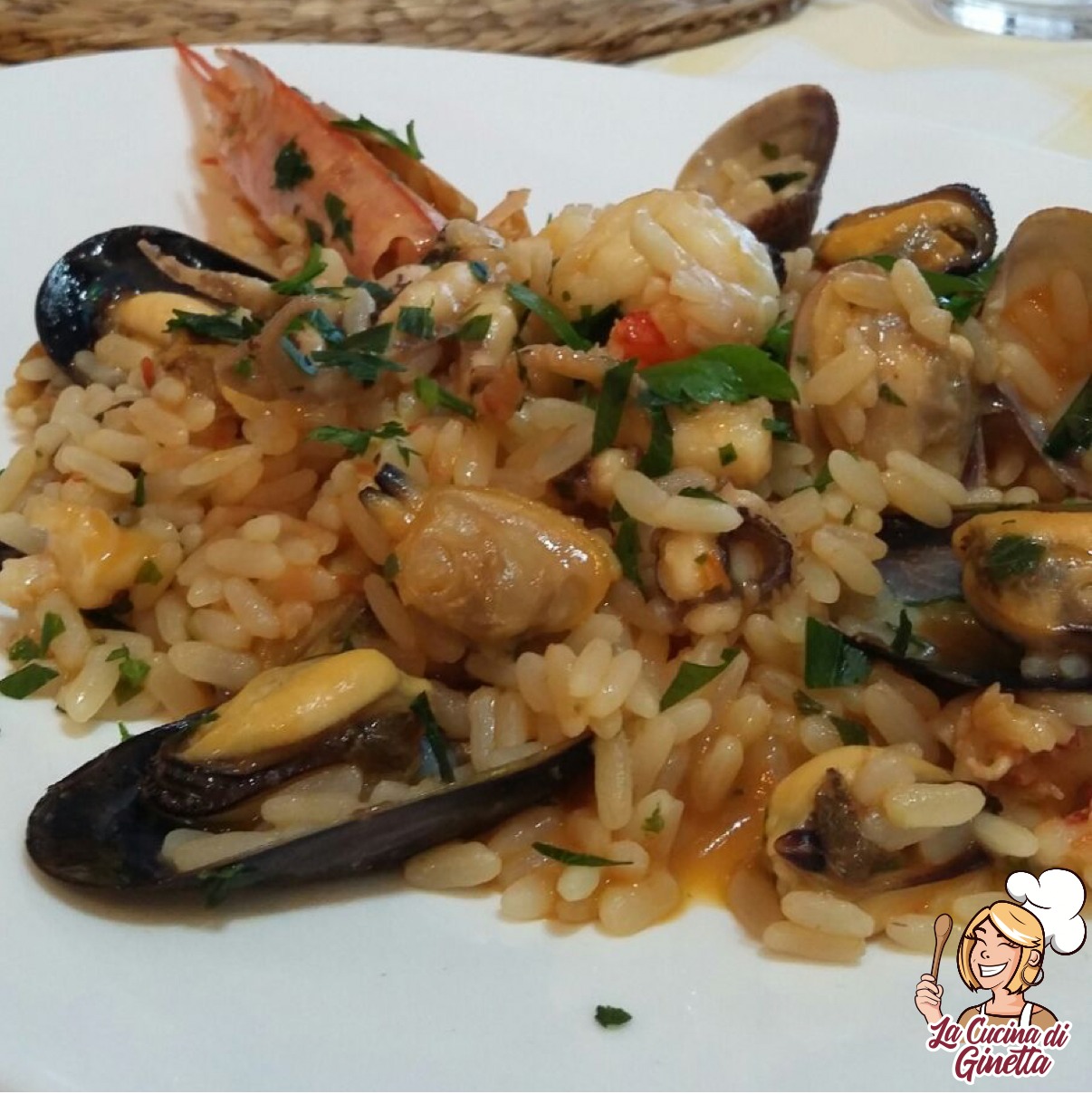 risotto alla pescatora