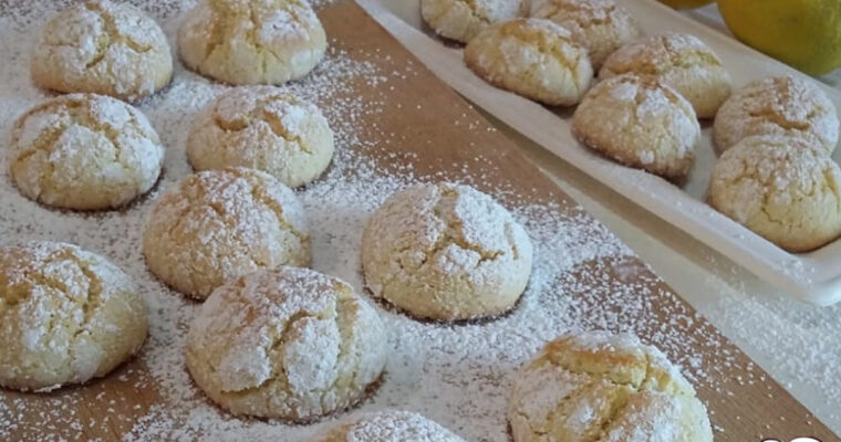 BISCOTTI CRINKLE MORBIDI AL LIMONE