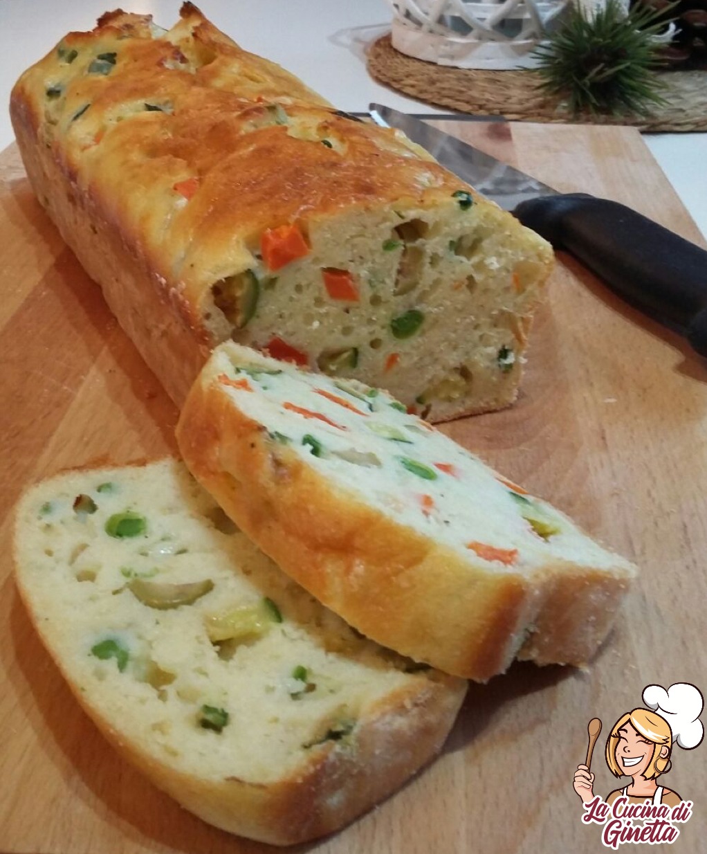 plumcake salato con verdure