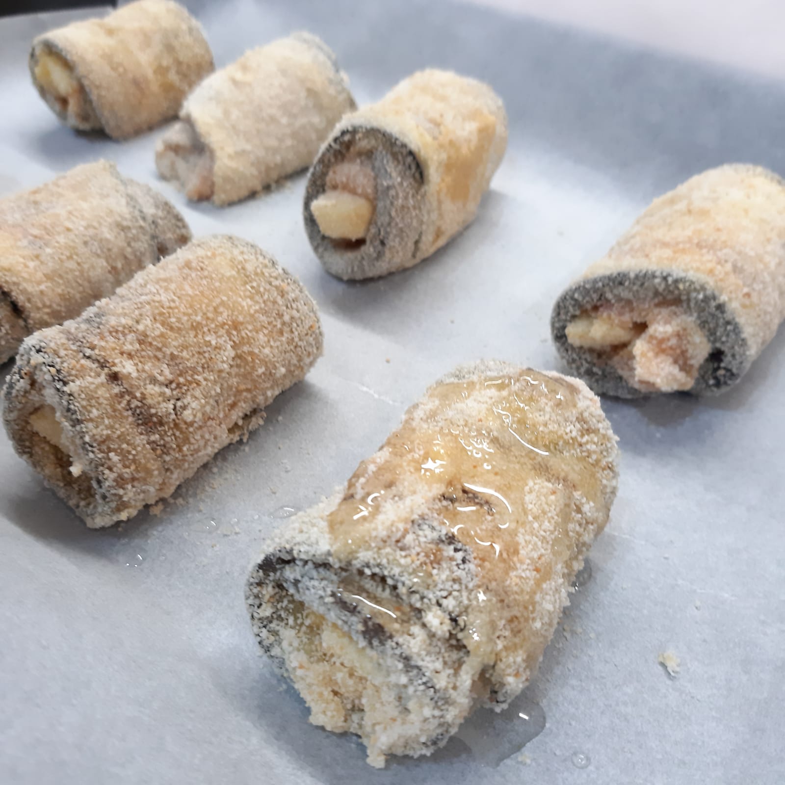 involtini di melanzane sciué sciué