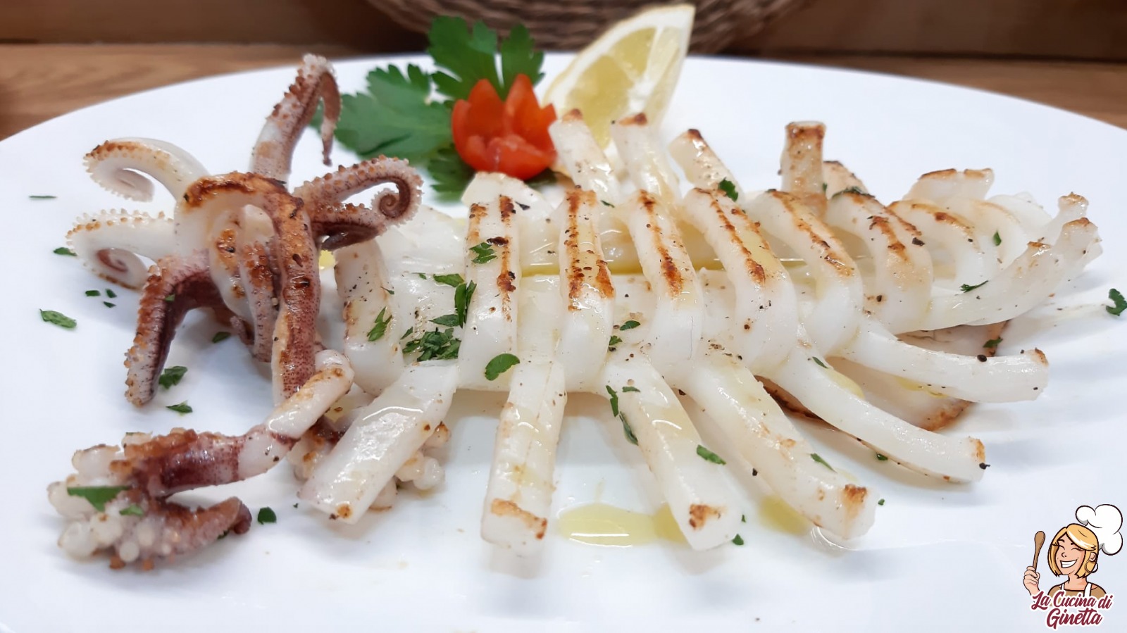 calamari tagliati ai ferri