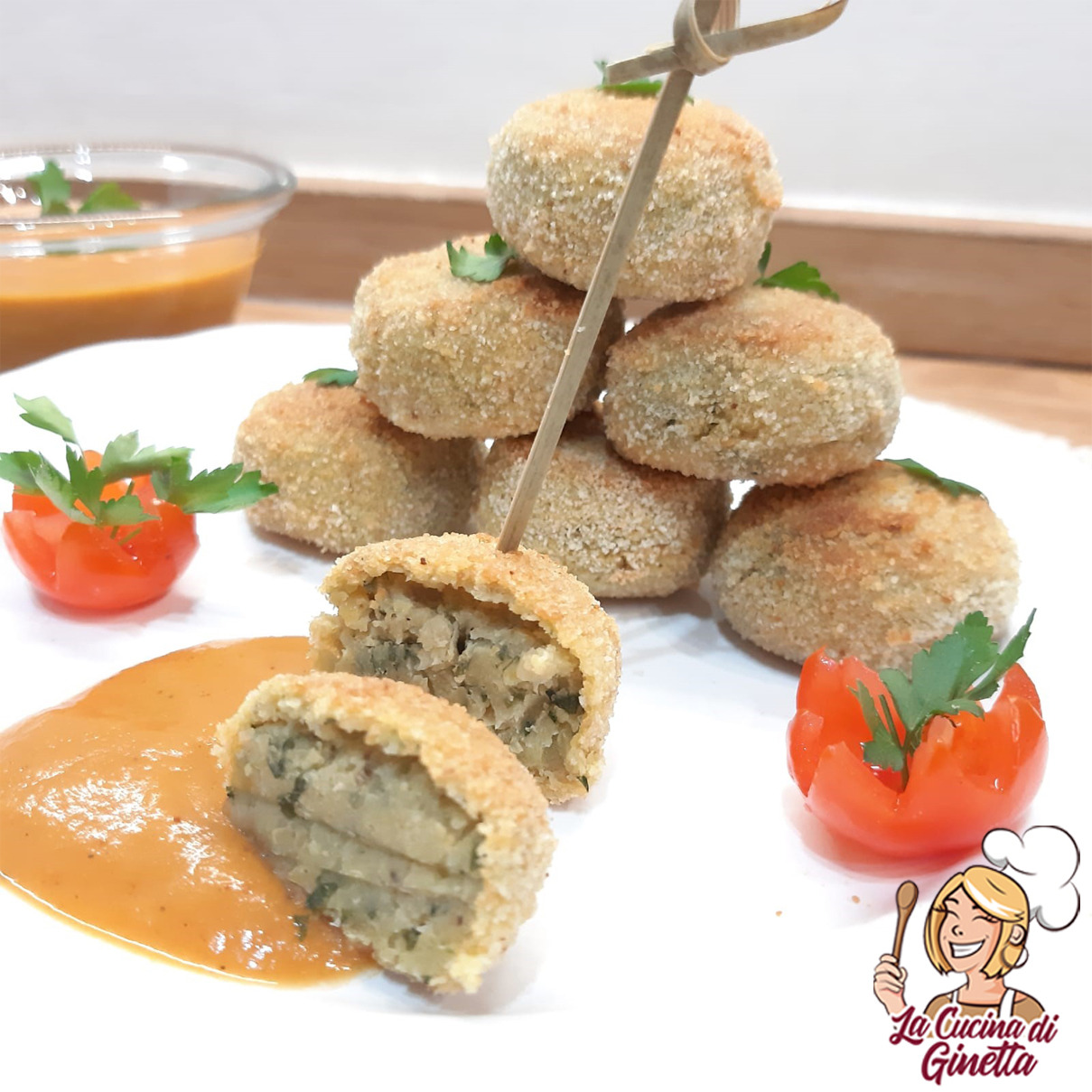 falafel con salsina shirò