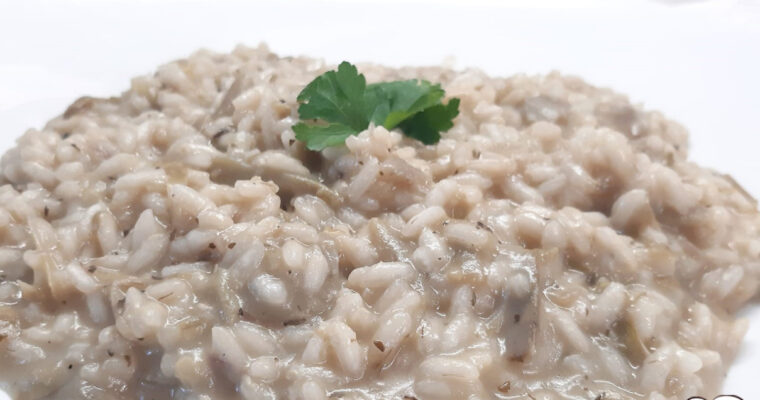 RISOTTO AI CARCIOFI CON FORMAGGIO