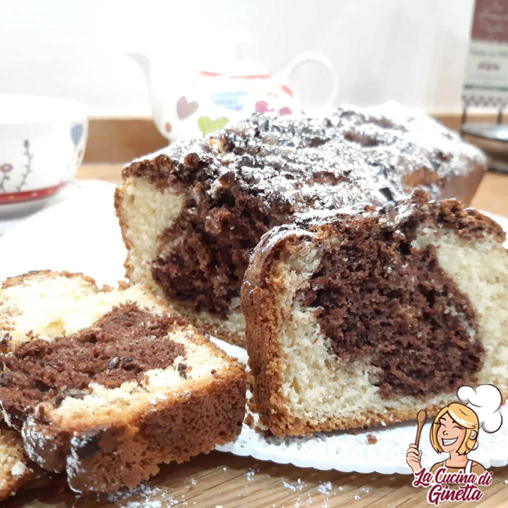 plumcake allo yogurt di vaniglia e cioccolato