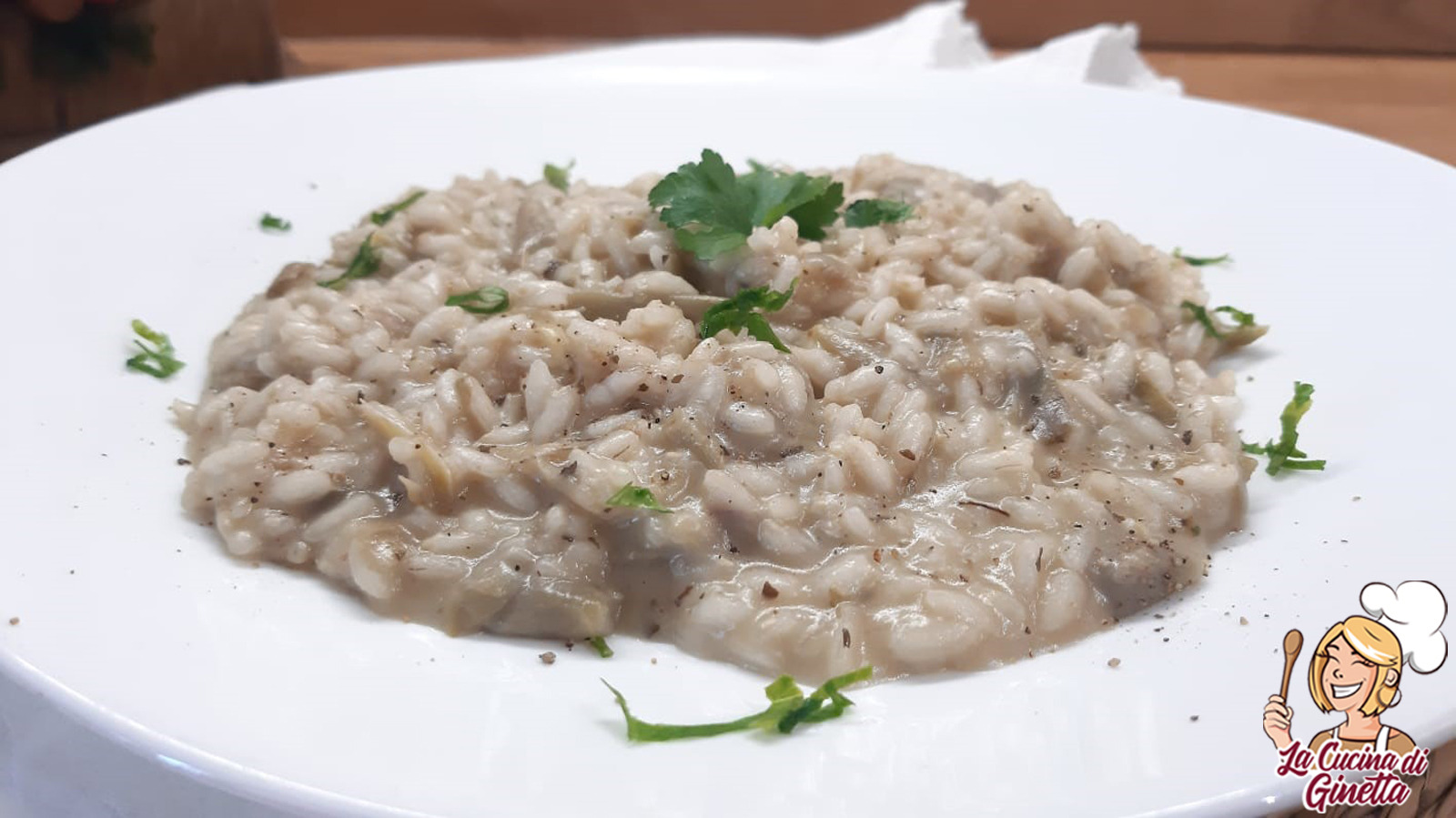 risotto ai carciofi con formaggio