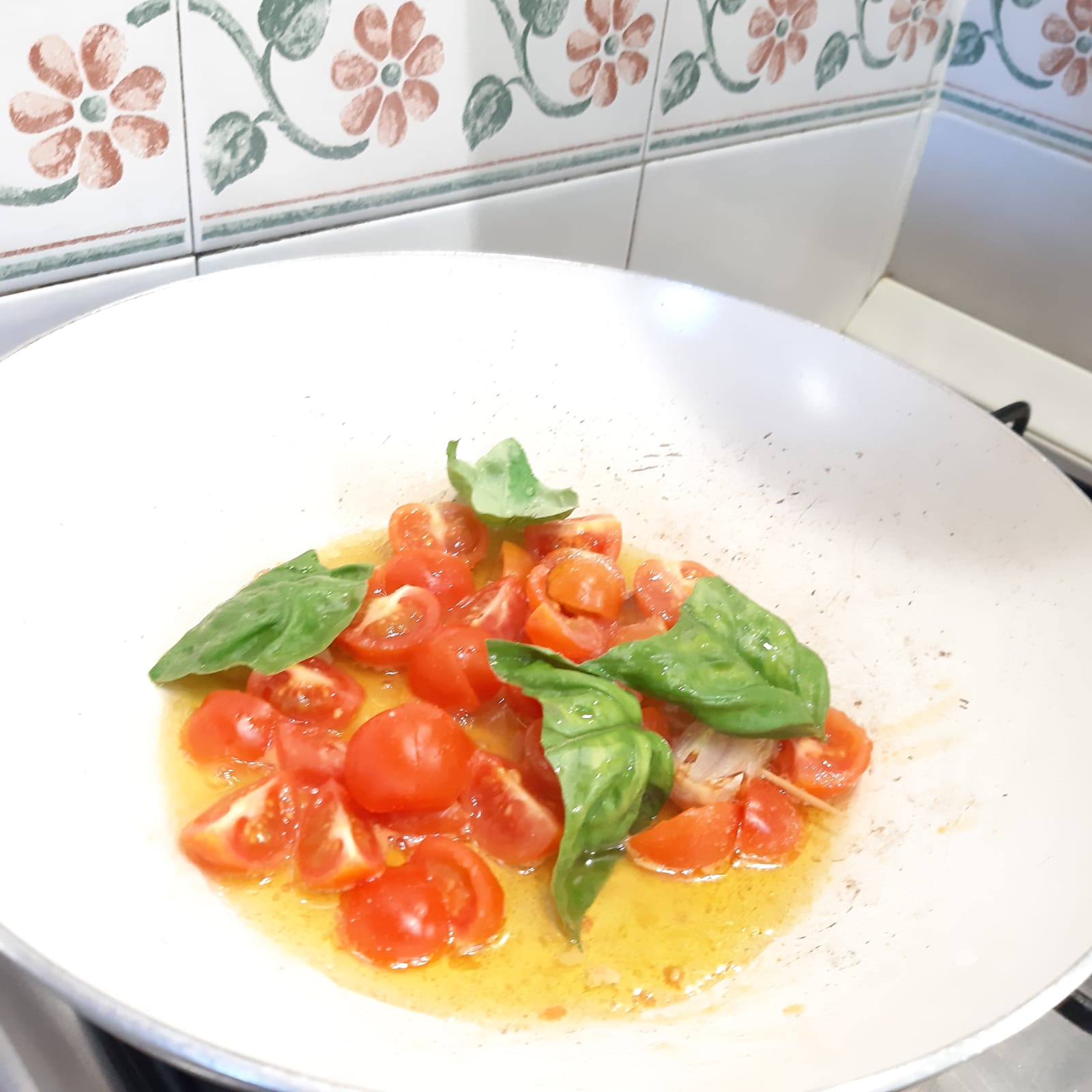 farfalline fatte in casa alla caprese