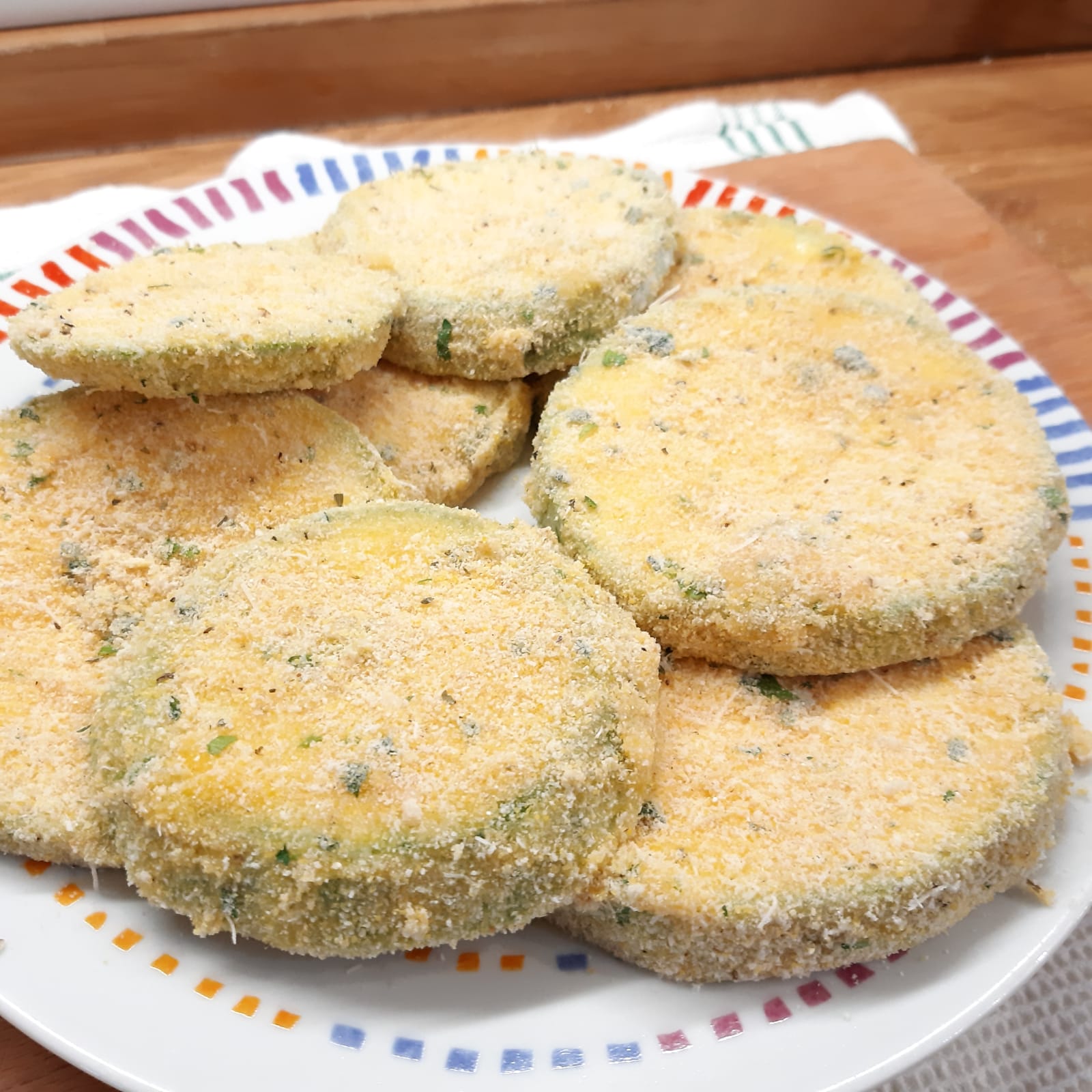 cotolette di zucchine tonde