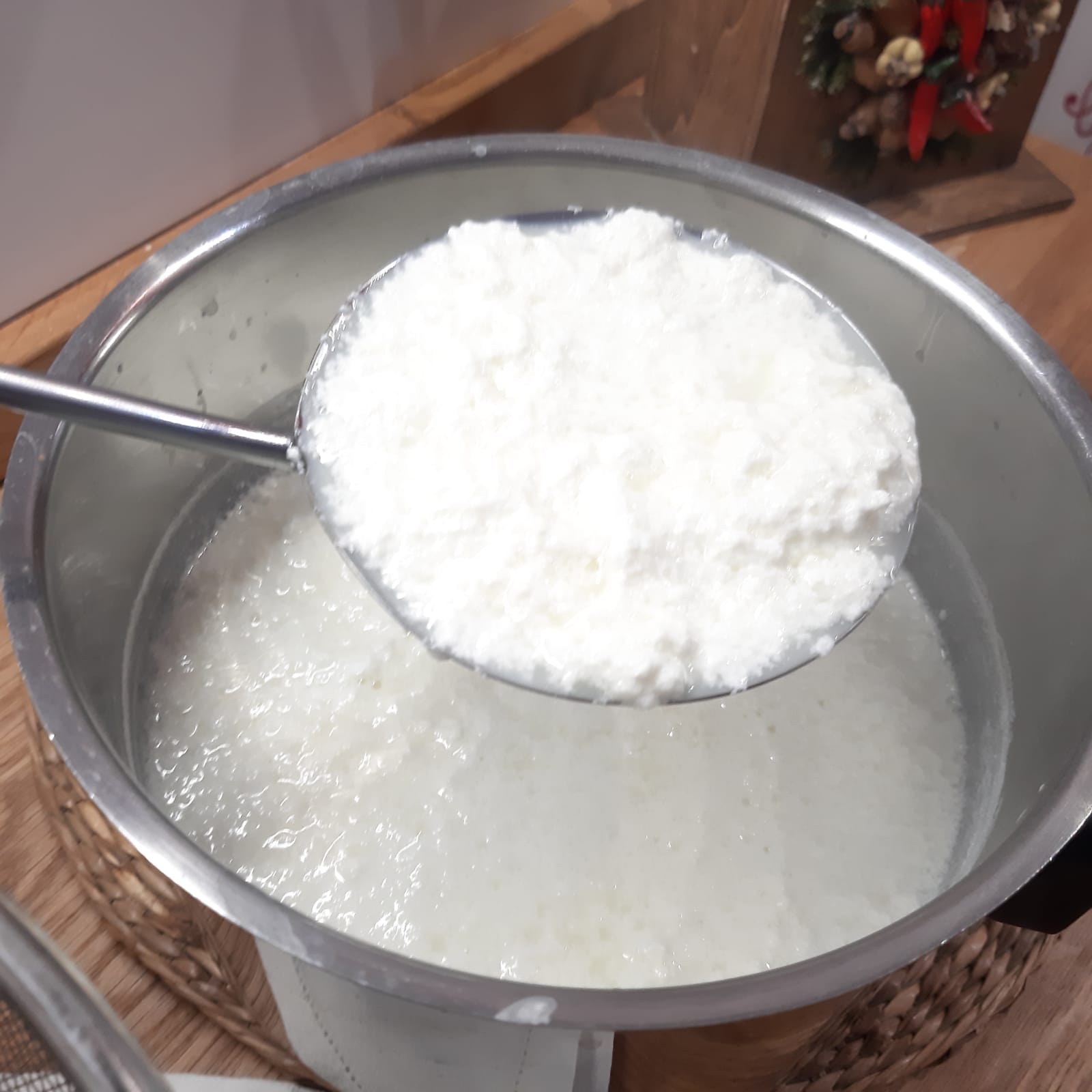 ricotta fatta in casa con il kefir