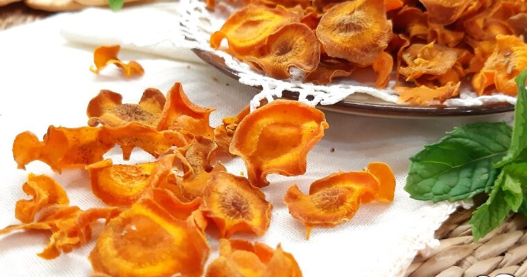 CHIPS DI CAROTE PER APERITIVO