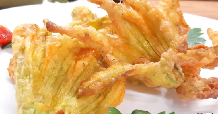 FIORI DI ZUCCA FRITTI AL NATURALE