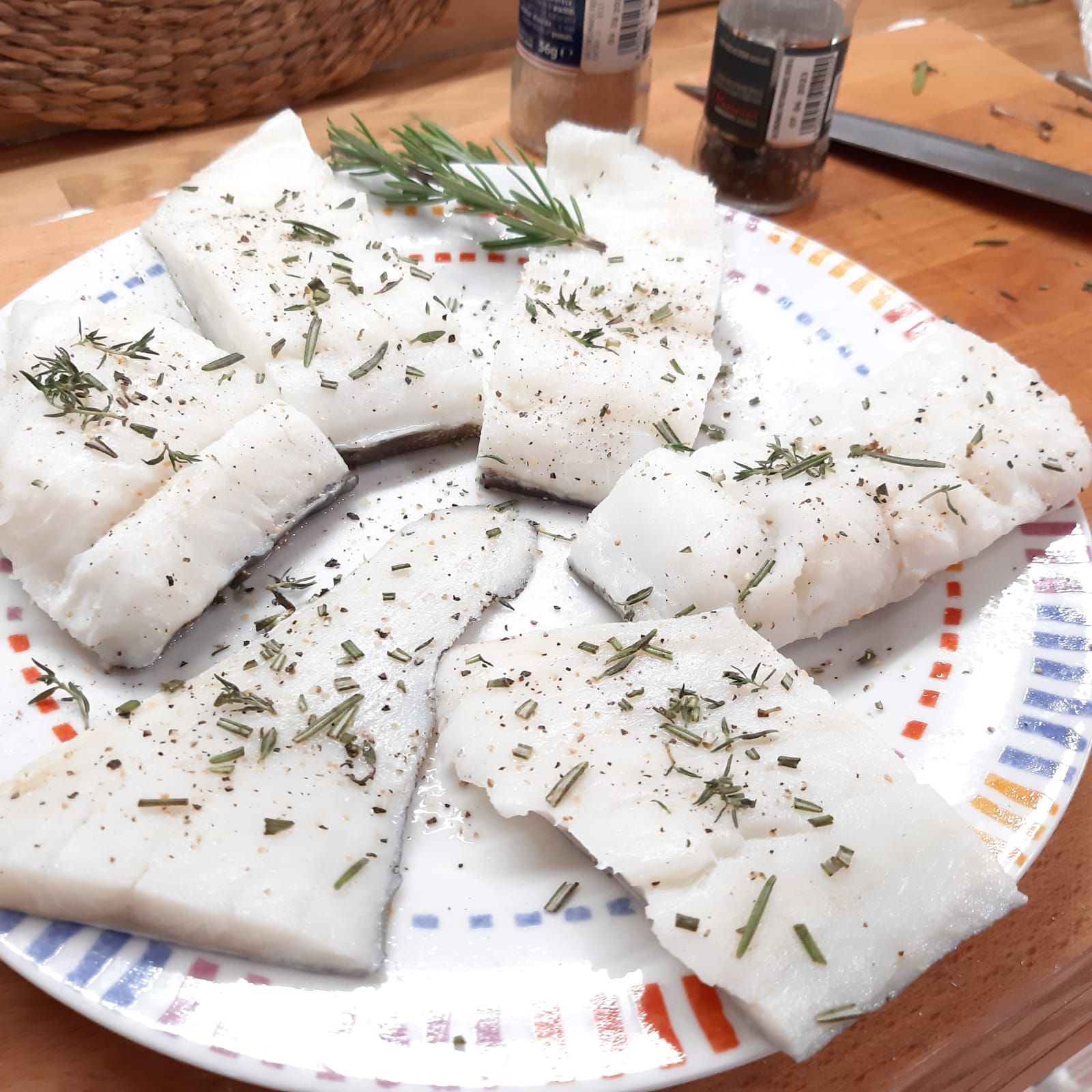 filetti di baccalà in crosta di patate