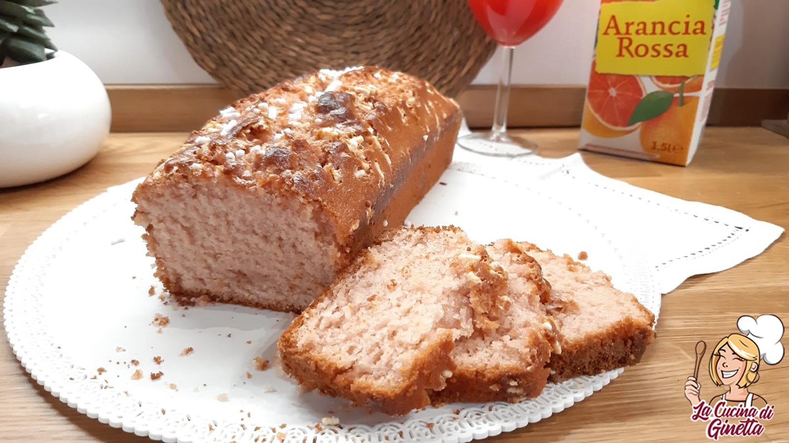 PLUMCAKE AL SUCCO D'ARANCIA SENZA UOVA E LATTOSIO