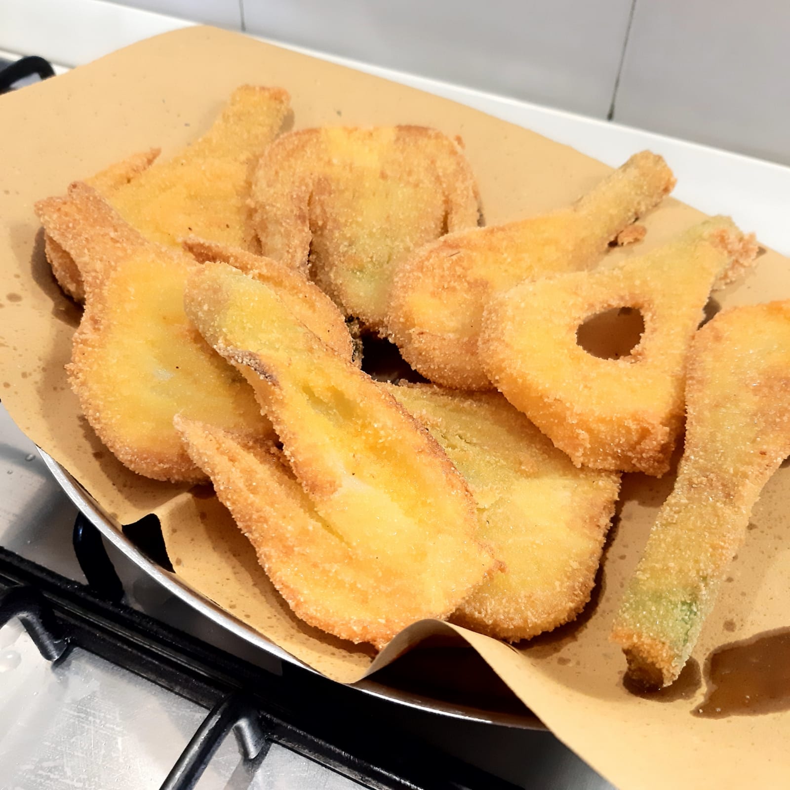 finocchi fritti panati