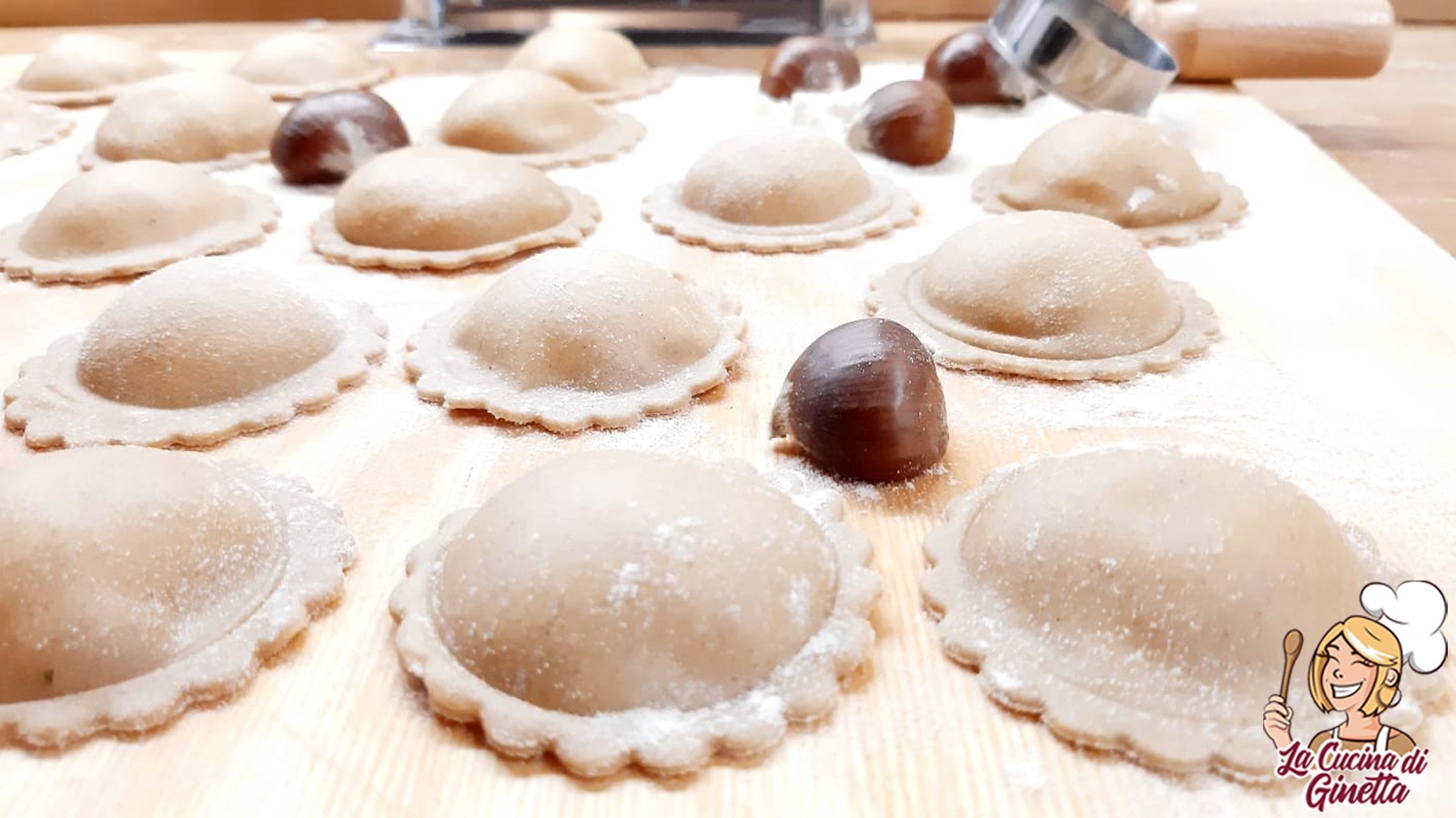 cappellacci alla farina di castagne con ricotta