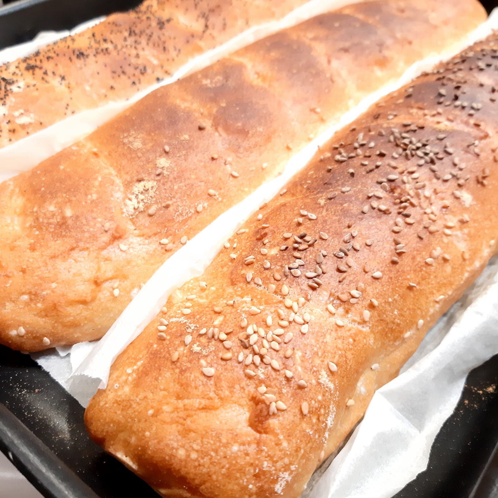 filoncini di pane fatto in casa