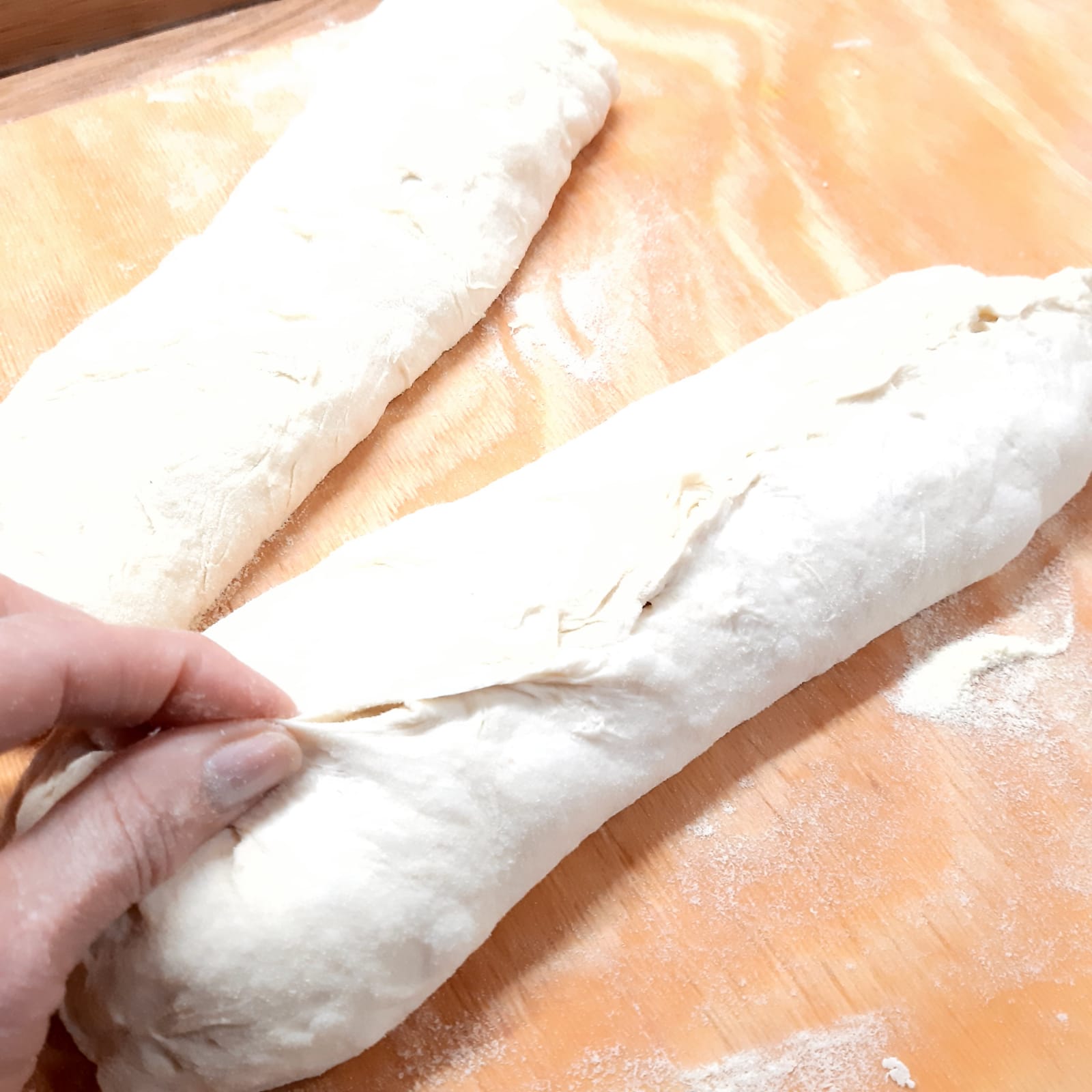 filoncini di pane fatto in casa