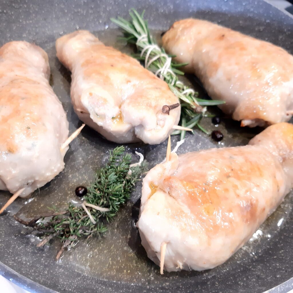 cosce di pollo con ripieno a sorpresa