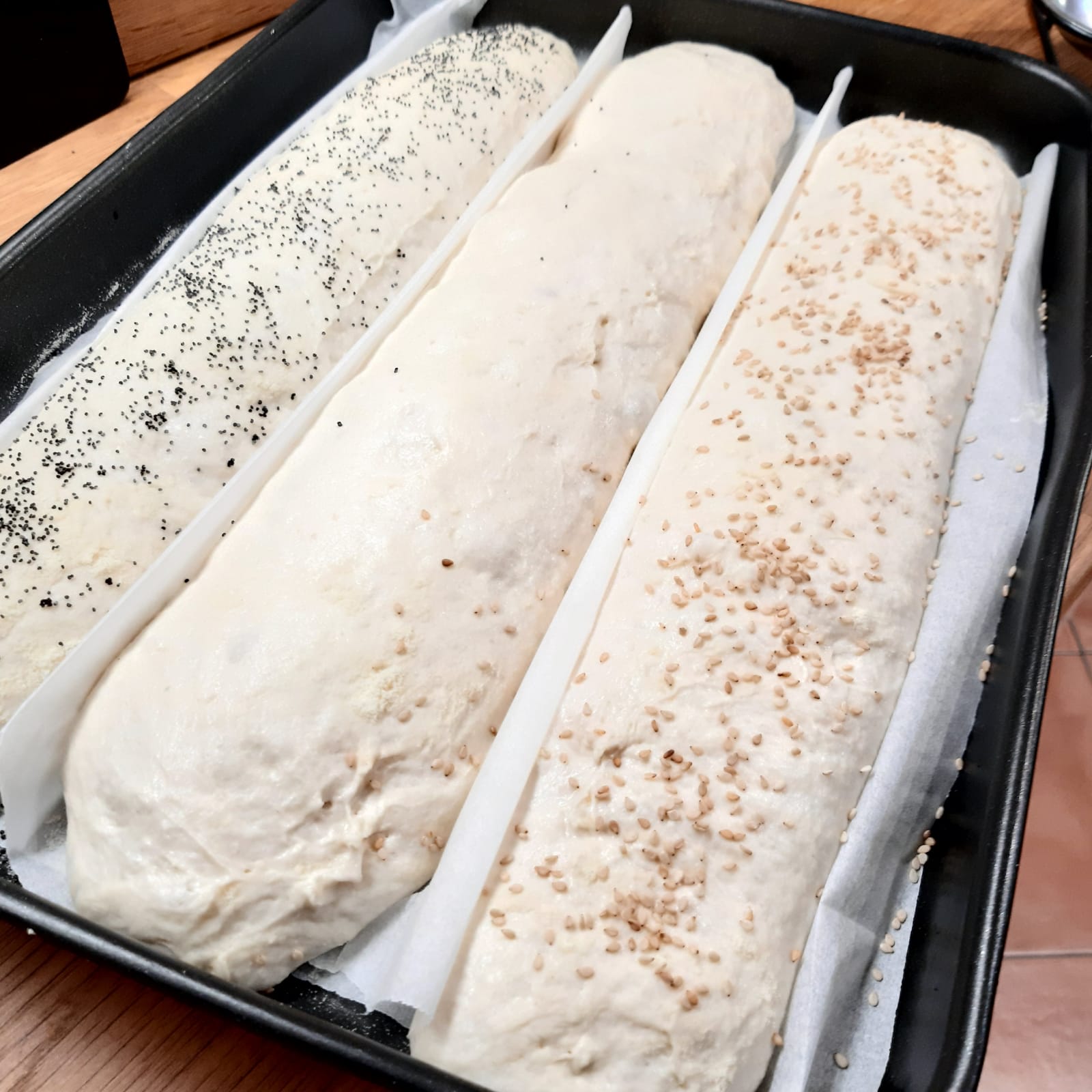 filoncini di pane fatto in casa