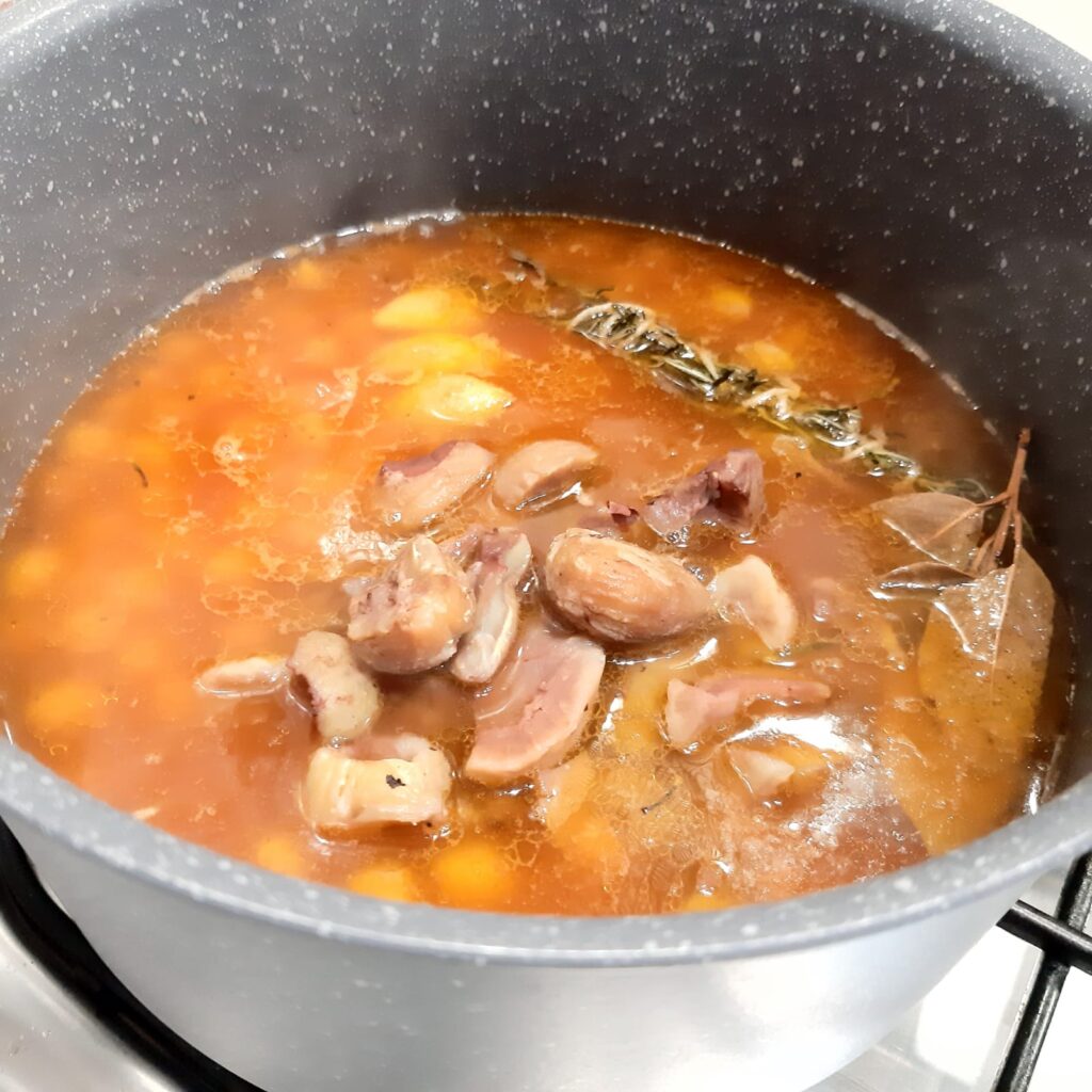 zuppa di ceci e castagne