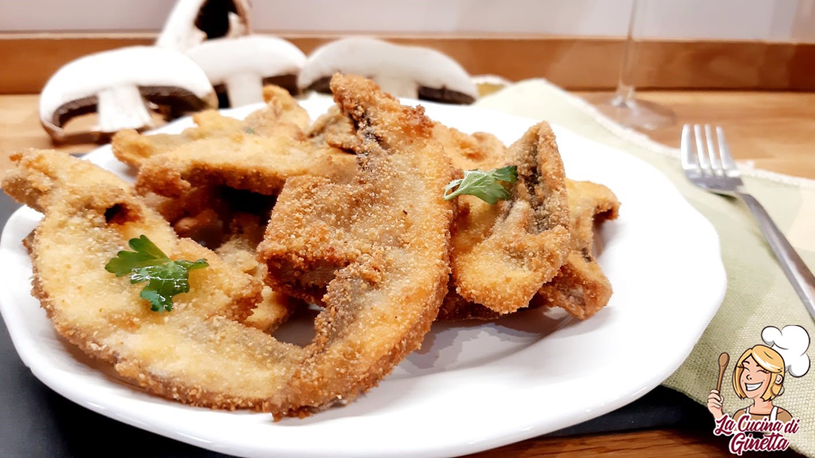 Funghi fritti panati