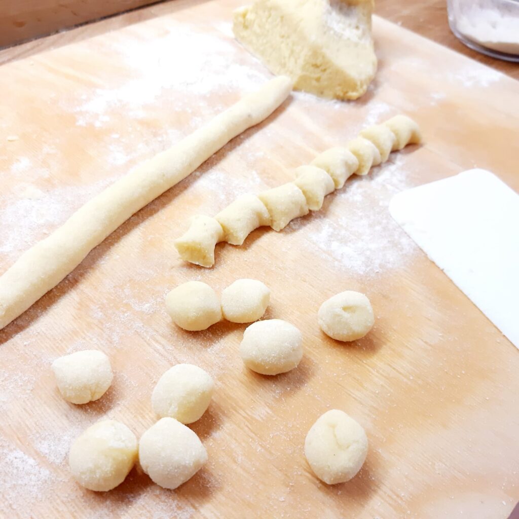 GNOCCHI DI PATATE ALL'ORTOLANA