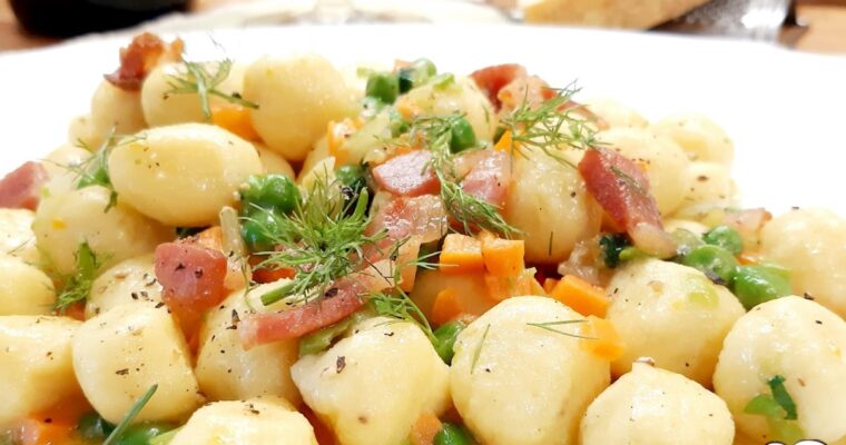 GNOCCHI DI PATATE ALL’ORTOLANA