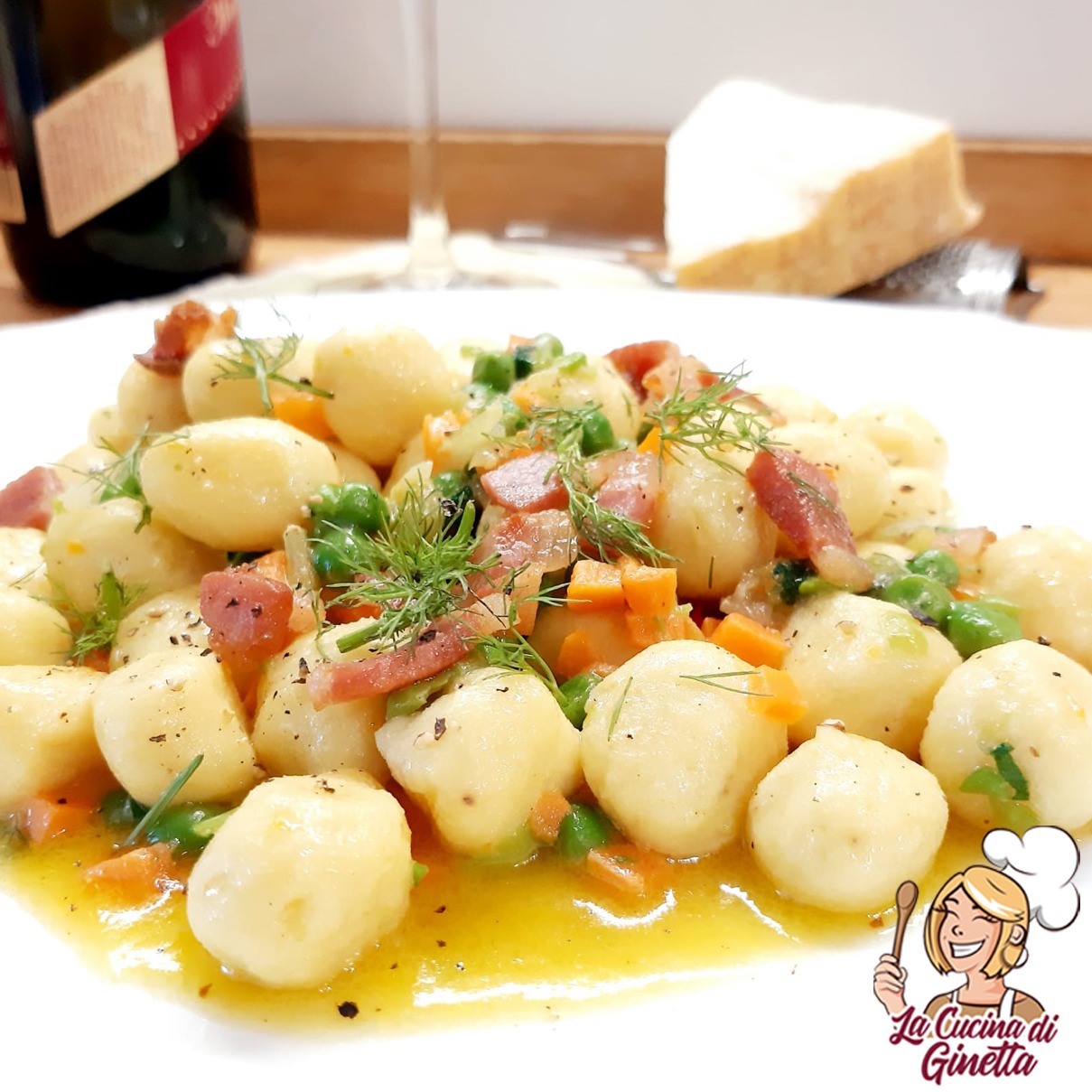 Gnocchi di patate all'ortolana