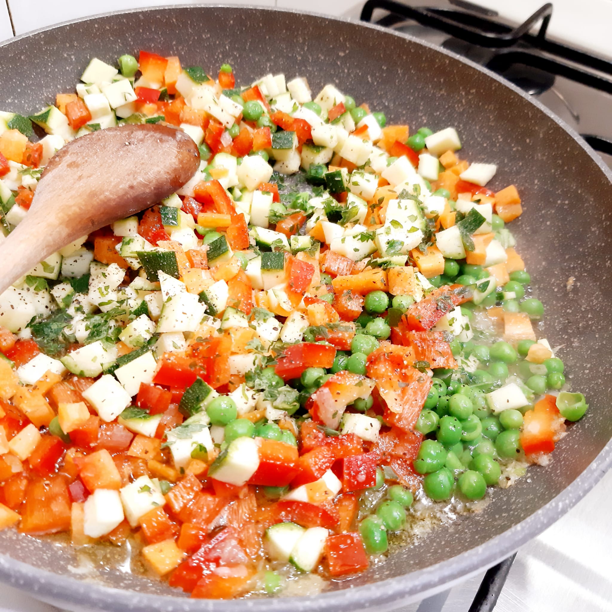 frittata senza uova con verdure