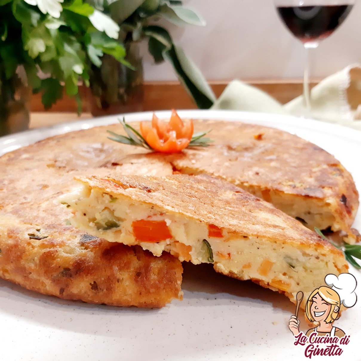 frittata senza uova con verdure