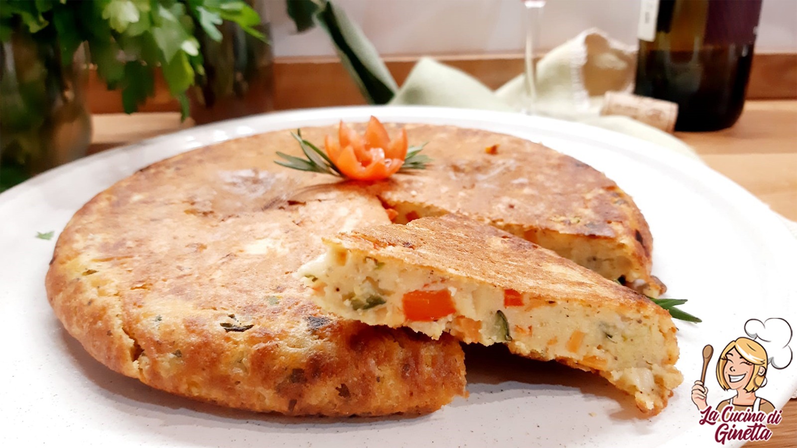 frittata senza uova con verdure