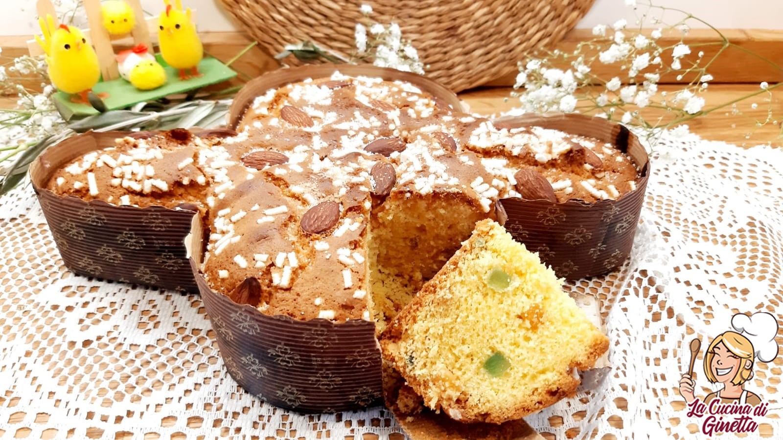 colomba facile a lievitazione istantanea