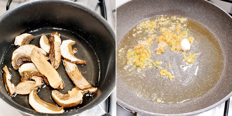 maccaroni casarecci al sugo di funghi 