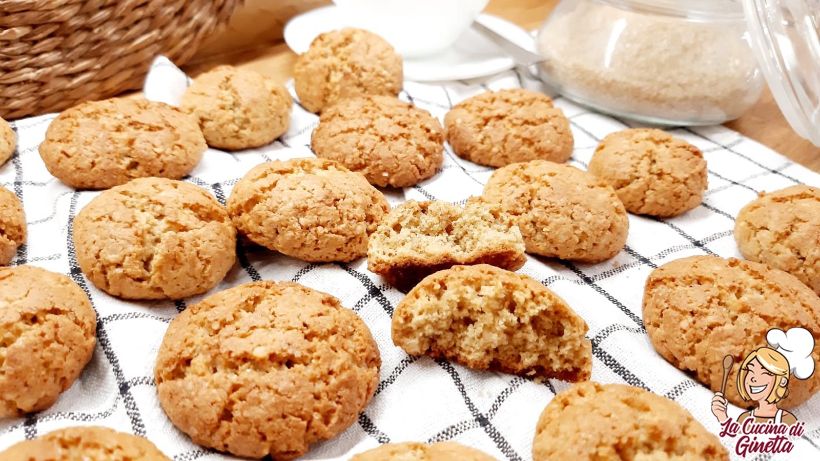 frollini all'avena con mandorle e arancia