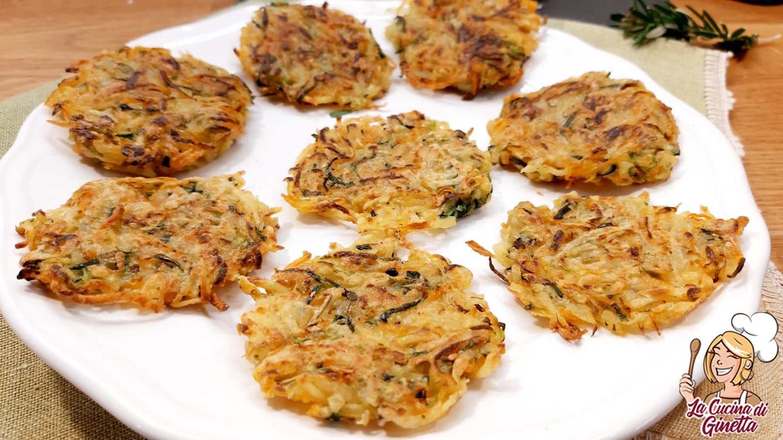 pizzette rosticciate di patate zucchine e carote