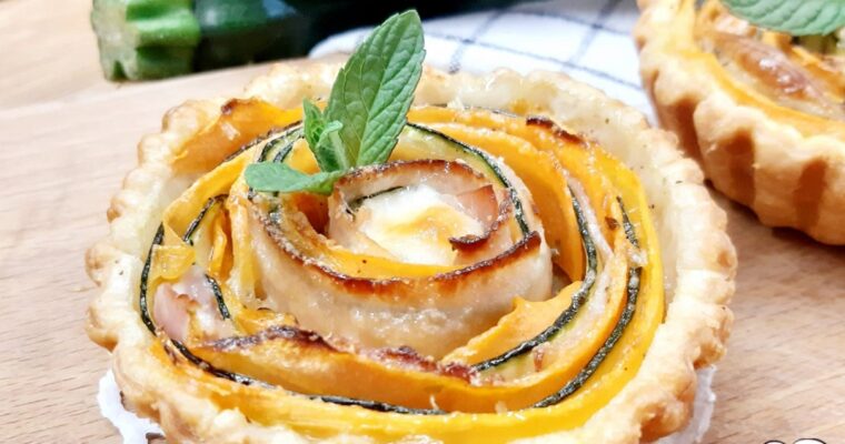 RUSTICHE CON ZUCCHINE CAROTE E PROSCIUTTO COTTO